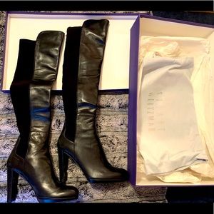 Stuart Weitzman Highline Blavk Nappa